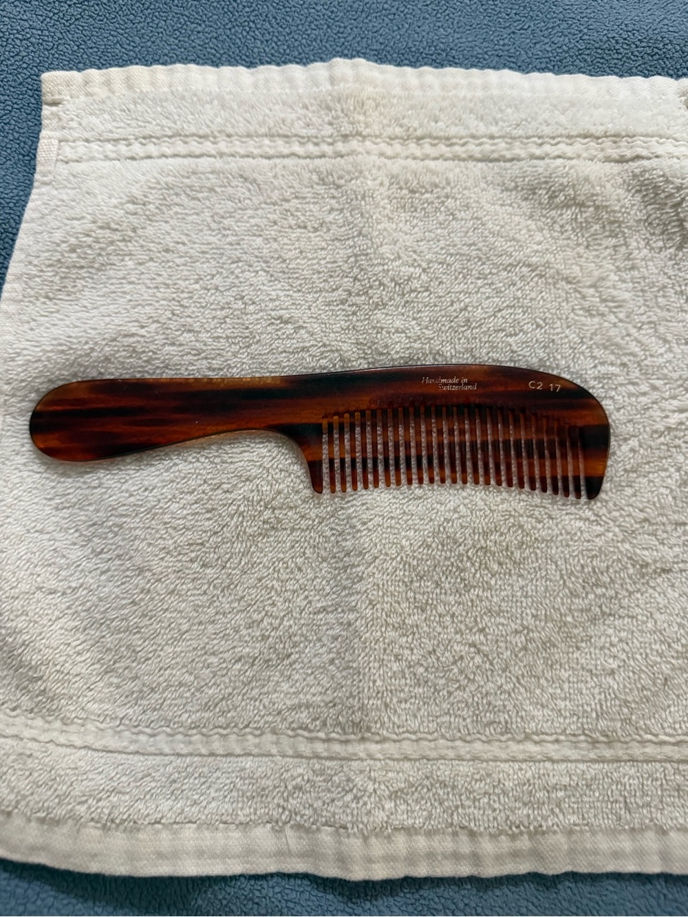 Handheld Tortoiseshell Mason Pearson Handle Comb - Brown